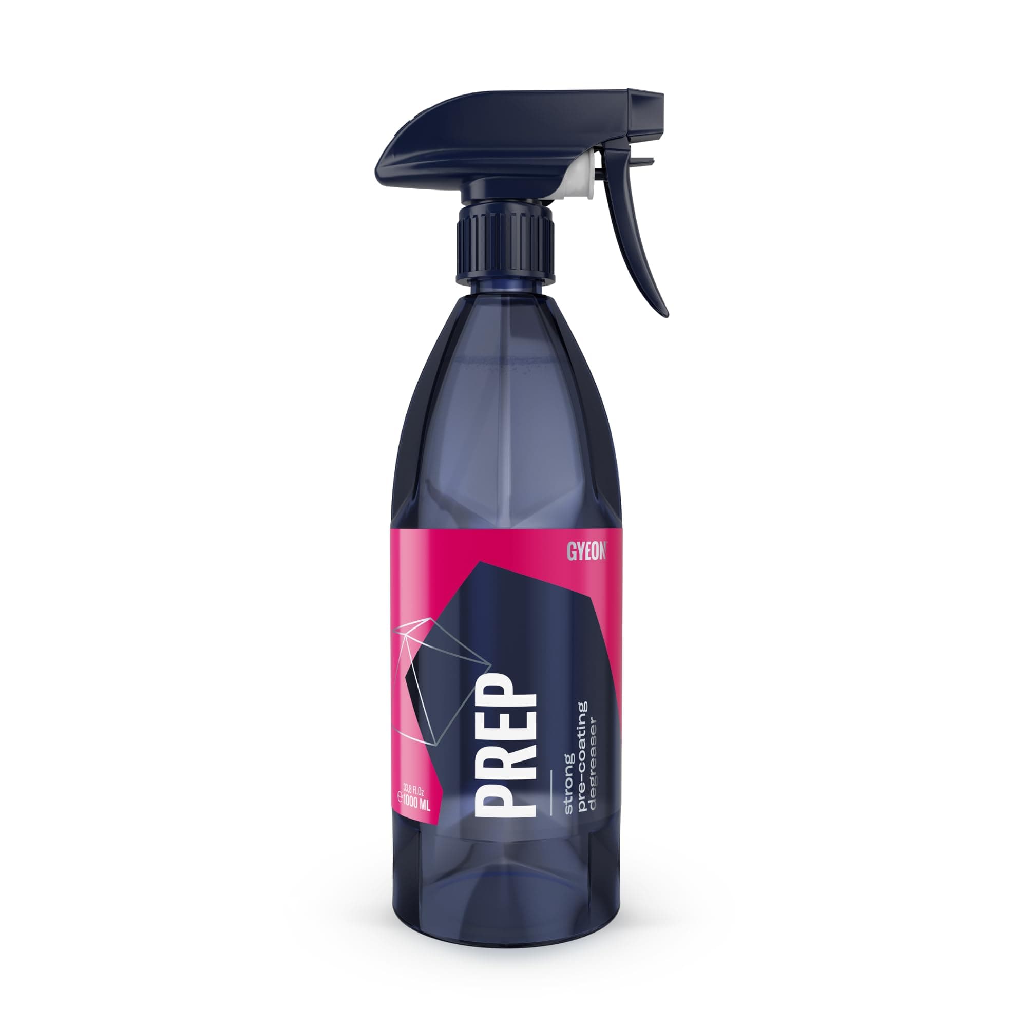 GYEON Q²M Prep - Pre-Coating Car Degreaser - Ceramic Coating Prep Spray - Safe Pre Ceramic Cleaner - Antistatic Finish For Exterior Surfaces - Lifts Polishing Oils - Cars Cleaning Products - 1000ml