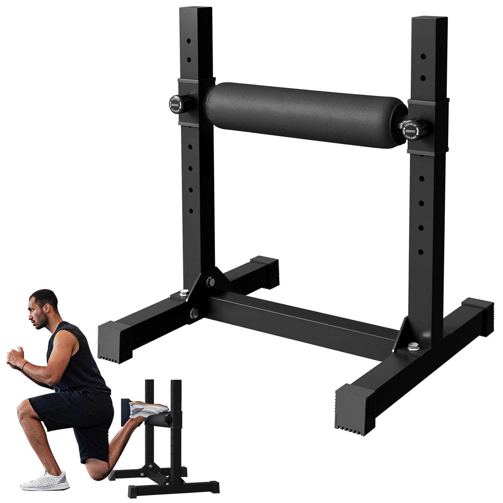 Bulgarian Split Squat Stand, Single Leg Squat Roller, Single Leg Squat Stand, Lower Body Specialty Machine