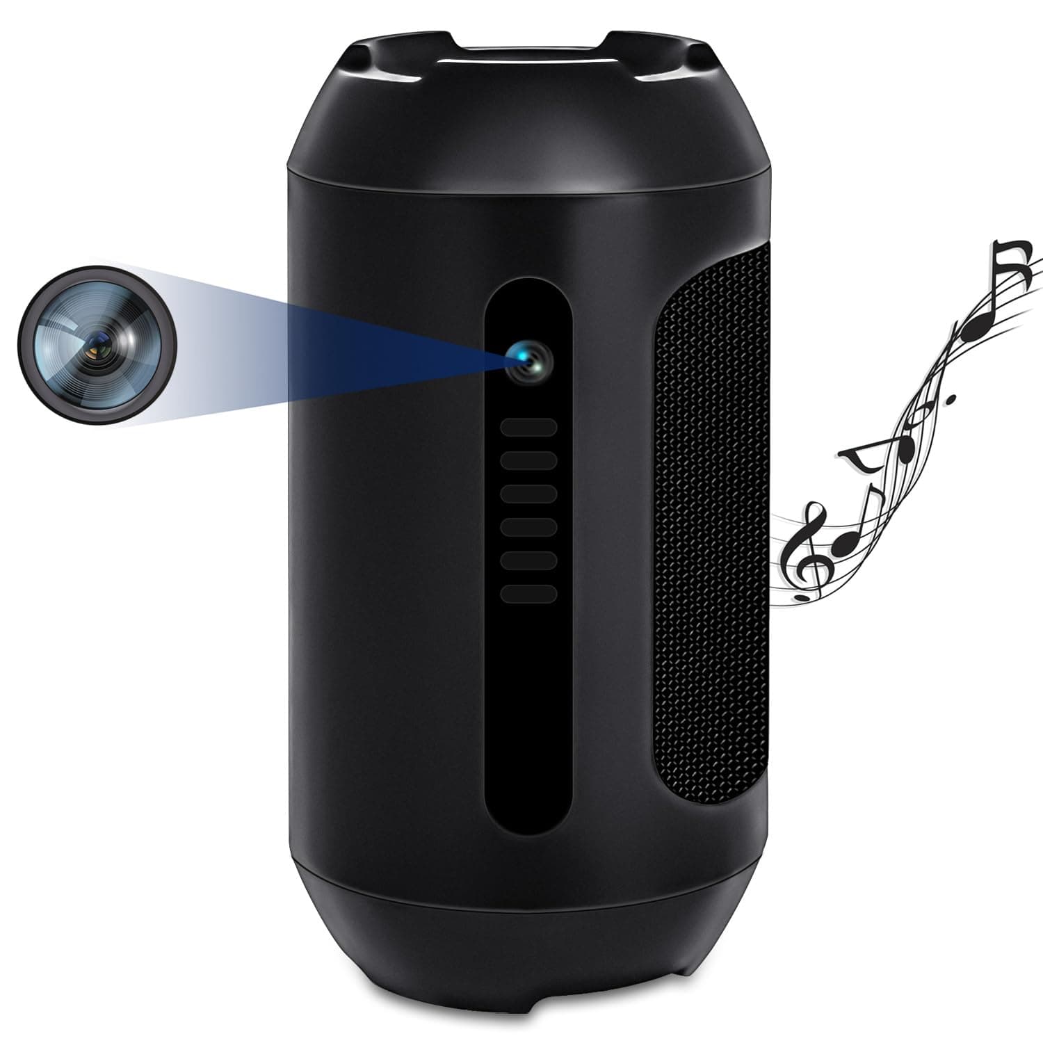 Spy Camera Speaker, 1080P HD Mini Wireless Hidden Camera Security Surveillance Nanny Camera with Video and Audio, Motion Detection, Night Vision, 15-hour Playtime, 64 GB