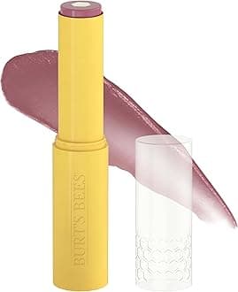 Burt’s Bees Tinted Boosted Balm, Misty Mauve, Hydrating Tinted Lip Balm with Vitamin C, E, and F Core, 24 Hour Lip Moisturizer with Responsibly Sourced Beeswax, 100% Natural Origin, 1 Count, 0.16oz
