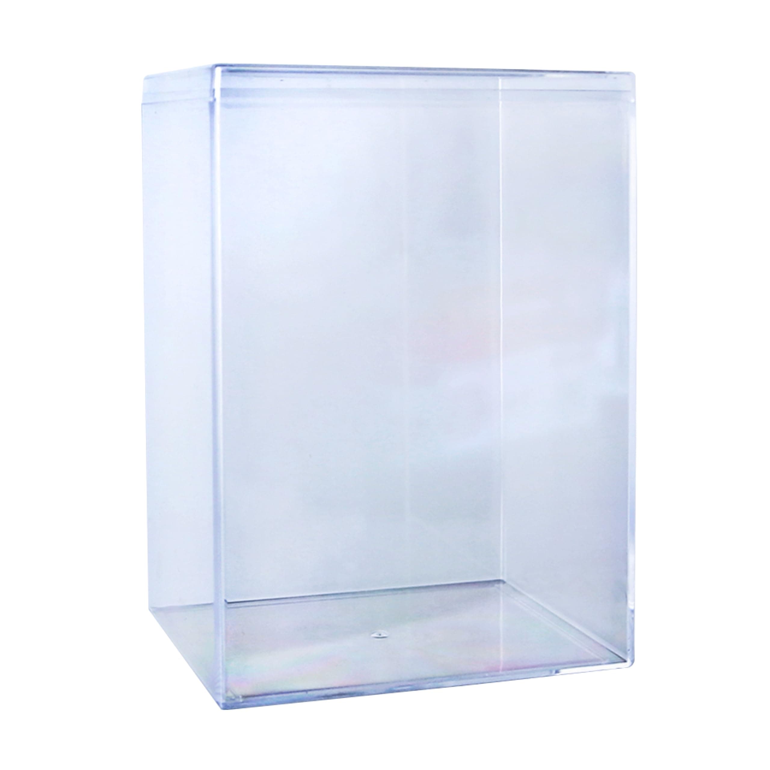 4-Pack Clear Hard Plastic Funko Pop Protector Display Cases for 4" Figures, Stackable Display Cases, Made in USA by Gary Plastic Packaging