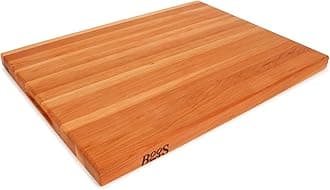 Boos Block Cherry Wood Chopping Board - Thick Wooden Chopping Board - Butchers Block - Safe for Food Preparation - Extra Large Cutting Board - 24 x 18 x 1.5 Inches