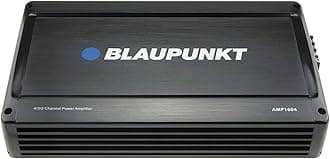 BLAUPUNKT 1600W 4-Channel, Full-Range Amplifier AMP1604, Black