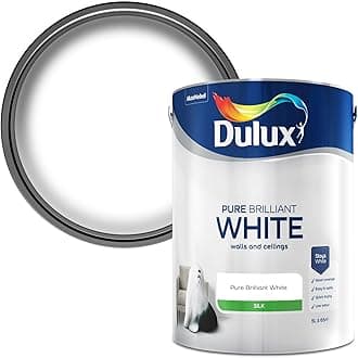 Silk Emulsion Paint For Walls And Ceilings - Pure Brilliant White 5 Litres