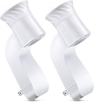 2 Pack Wall Fragrance Plug in Compatible with Bath and Body Works WallFlower Refills, ETL Certified, Rotatable, Precise Scent Adjustable Fragrance Control Diffuser Plug for Home, Office (White)