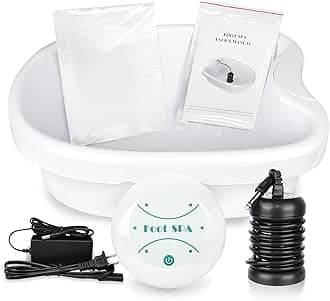 Boeetech Foot Spa Detox Machine, Ionic Detox Machine Ion Cleanse Detox Spa Bath for Home USE