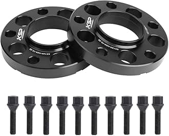 KSP PERFORMANCE Hubcentric Wheel Spacers 5x120mm, 20mm Thread Pitch M12x1.5 Hub Bore 72.56mm Forged Spacers for E82, E88 E36 E30 E90, E91, E92, E93 E28, E34 E23, E32, W38 E31, 2 Years Warranty (5 Lug)