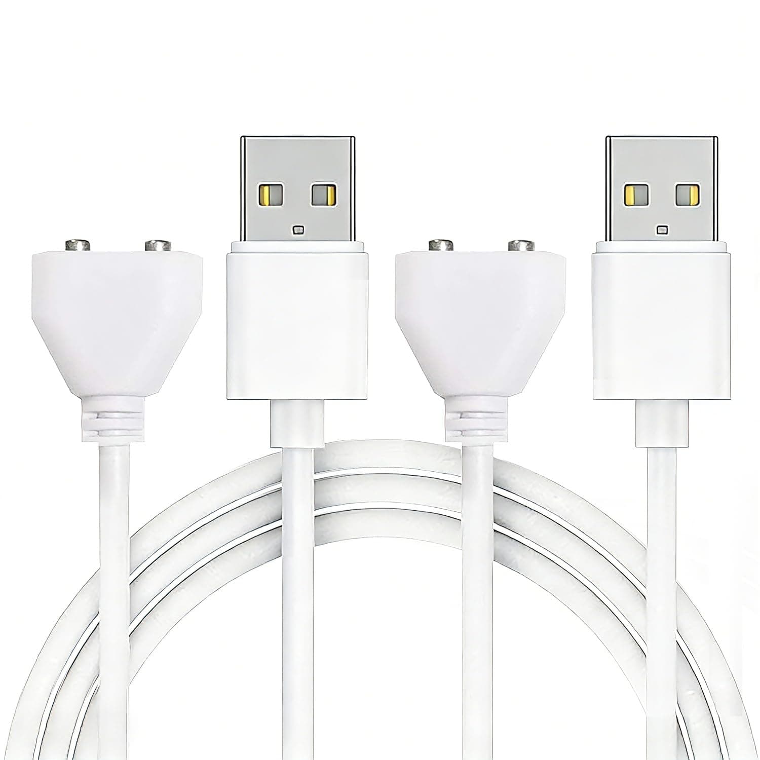2PCS 10mm Magnetic USB DC Charger, Original Replacement DC Charging Cable USB Cord for Rechargeable Wand Massagers Charger Magnetic Charger 10mm