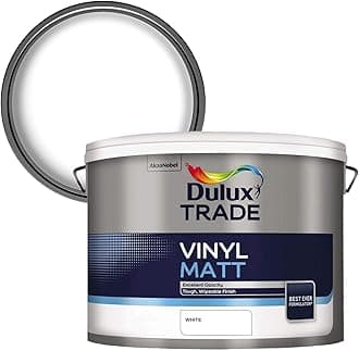 Dulux Trade Vinyl Matt Pure Brilliant White-10 L