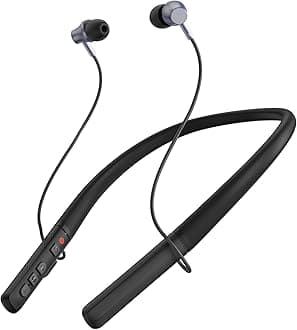 Neckband Hearing Aids Bluetooth Hearing Aid for Seniors Rechargeable Hearing Aids Amplifier with Noise Canceling for Watching TV, Music & Calls