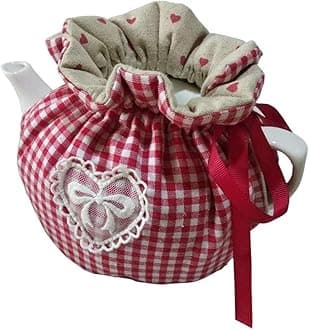 Tea Cosy - Cotton Printed Tea Cosy, Kitchen Tea Pot Dust Cover, Breakfast Warmer, Insulation and Keep Warm, Color#4