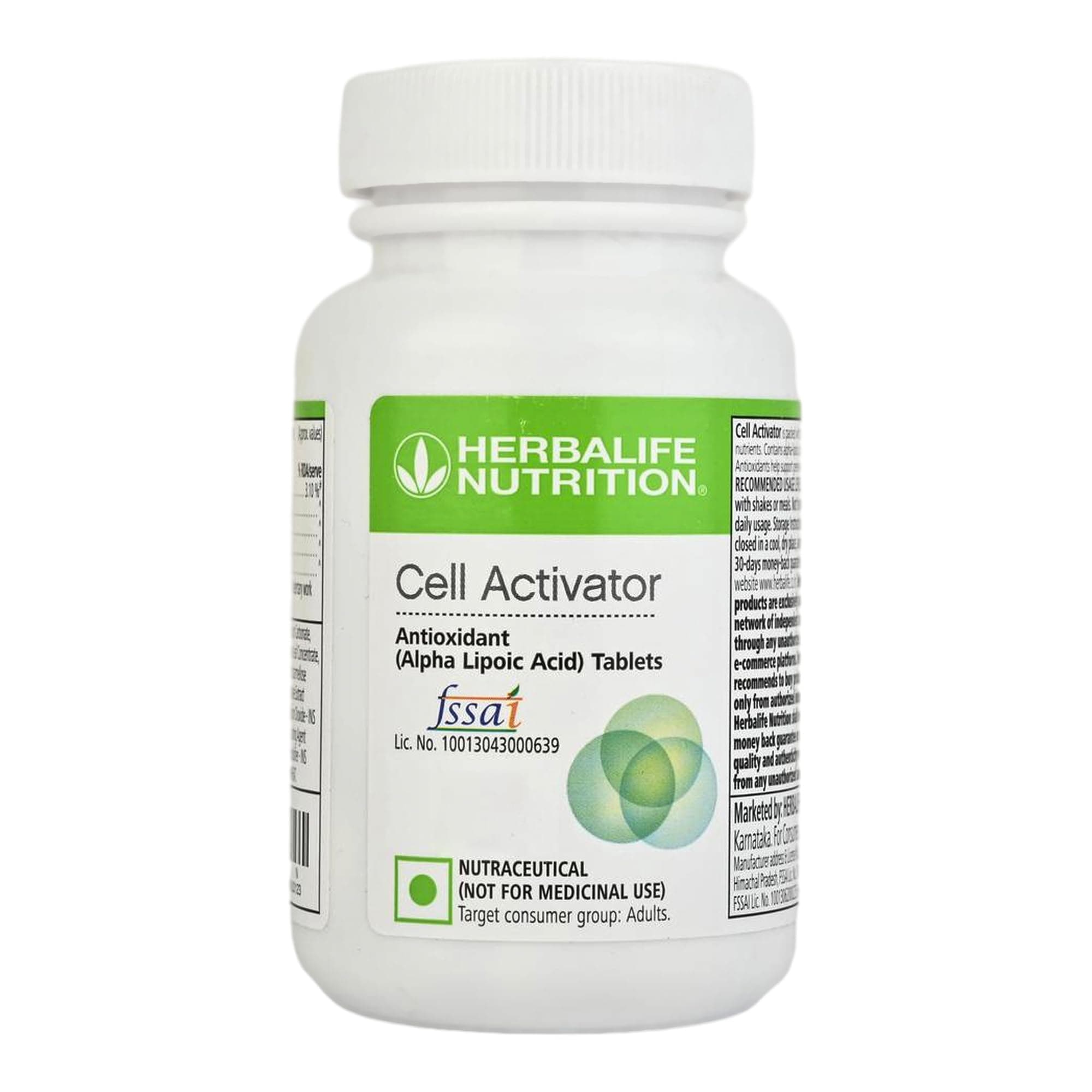 Cell Activator,Improves nutrient absorption- White, Gel,Pack of 1, 60 capsules