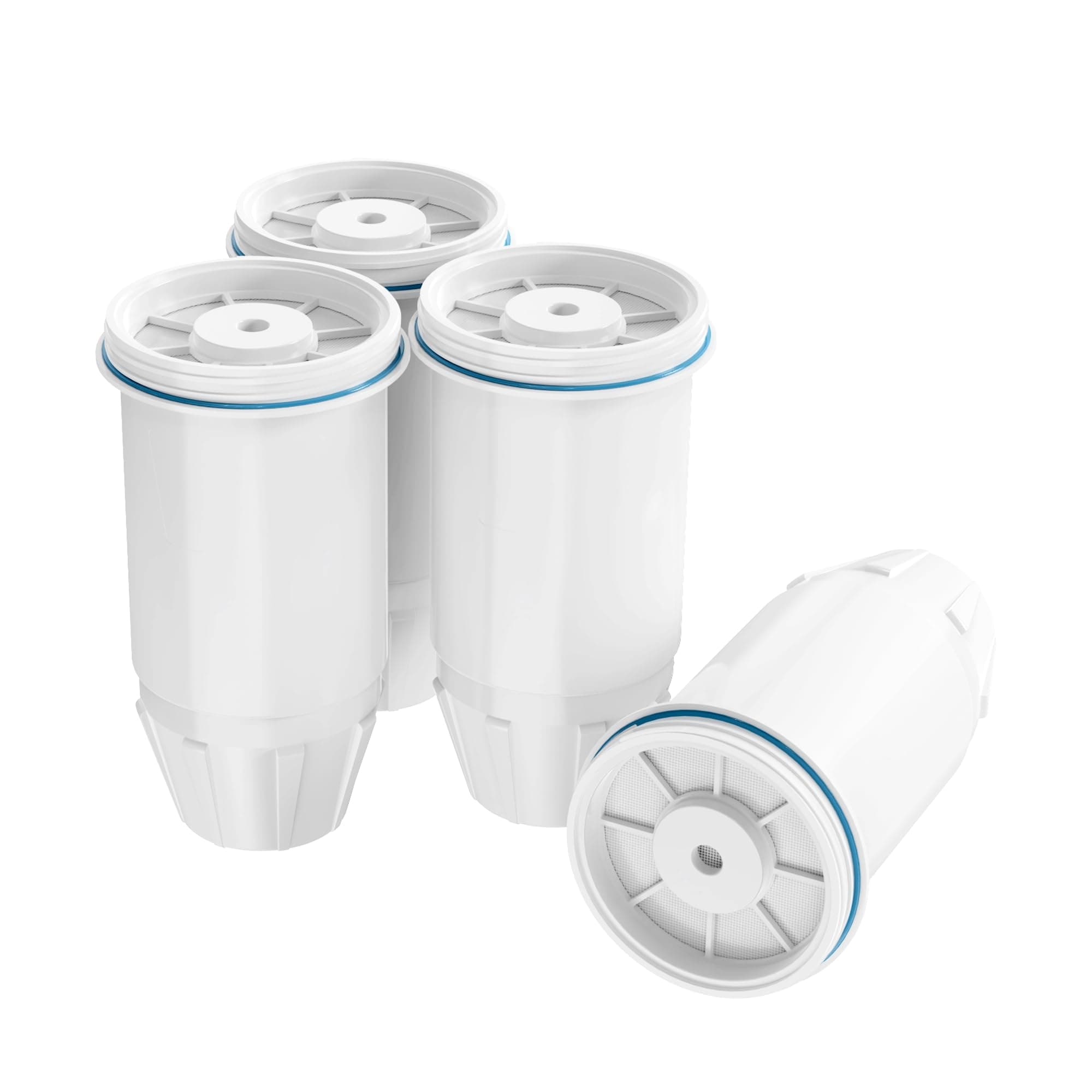 Fit for zero Pitchers and Dispenser, Cobectal Water Filter Replacement for ZR-001 ZR-004 ZP-006 ZR-017 Water Filter,Multi-Stage Filter System Reduce Lead, Chromium, PFOA/PFOS and TDS, Pack of 4