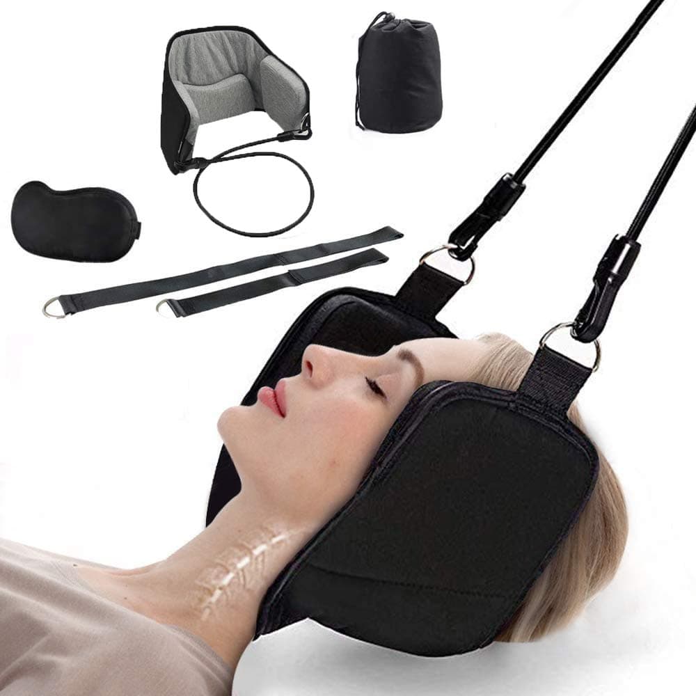 Hammock for Neck,Portable Decompression Cervical Traction Device,Head Hammock for Neck Shoulder Pain Relief and Physical Ther