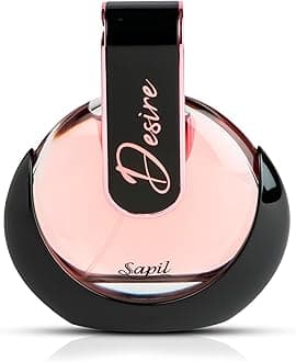 Desire Eau De Parfum 80ml, Affordable Luxury Perfume, Chypre Floral Fragrance with Blood Orange, Sweet orange, Calabrian Bergamot, Lemon, Pink Pepper Top Notes, Bold Blend Perfumes for Women