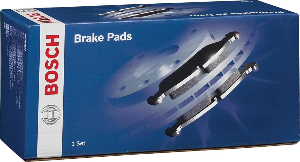 BOSCH BE1005H Blue Ceramic Disc Brake Pad Set with Hardware - Compatible with Select Lexus RX330, RX350, RX400h; Toyota Highlander; FRONT