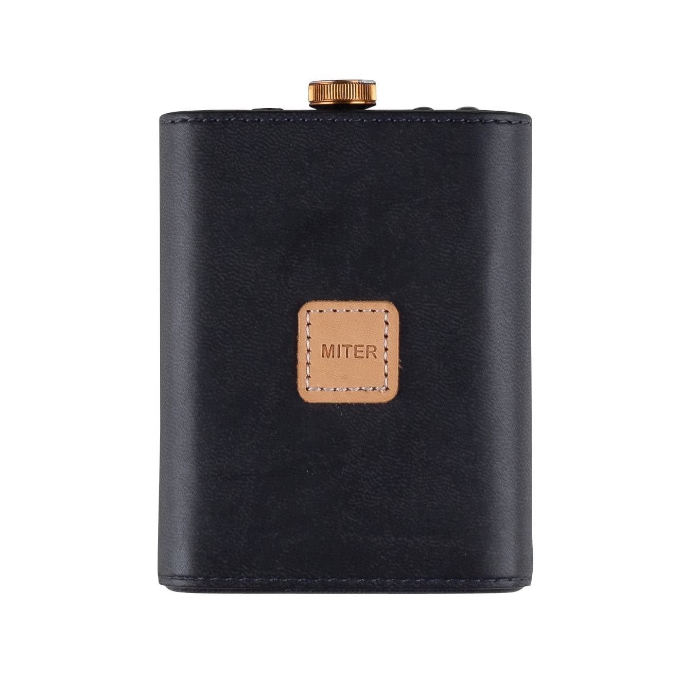 MITER Case for iFi hip-dac 3 / hip-dac 2 / hip-dac 1, Handmade Artificial PU Leather cover hipdac3 (Black)