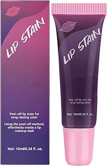 Peel Off Lip Liner Stain Long Lasting Lip Tint Stain Nonstick Cup Lipgloss Makeup for Women Lip Stain Lipgloss (02, One Size)