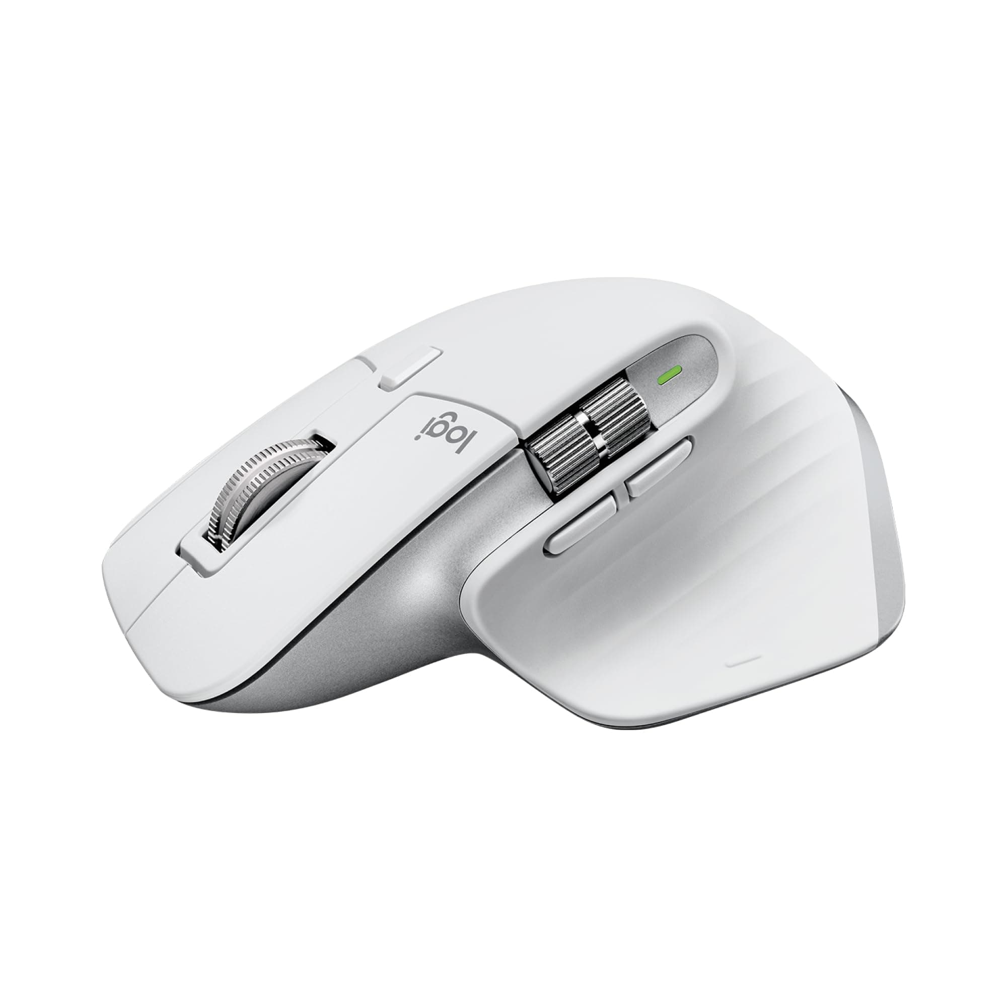 MX Master 3S - Wireless Performance Mouse with Ultra-fast Scrolling, Ergo, 8K DPI, Track on Glass, Quiet Clicks, USB-C, Bluetooth, Windows, Linux, Chrome - Pale Grey