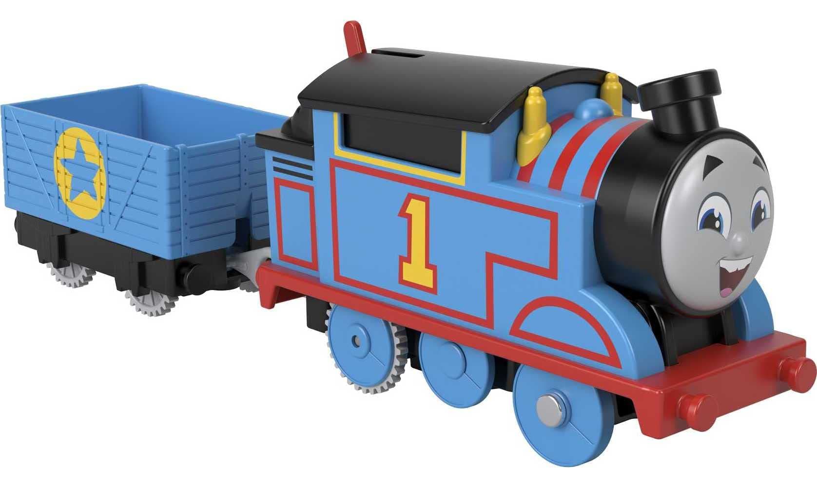 Motorized Toy Train Thomas Battery-Powered Engine with Cargo for Pretend Play Preschool Kids Ages 3+ Years​