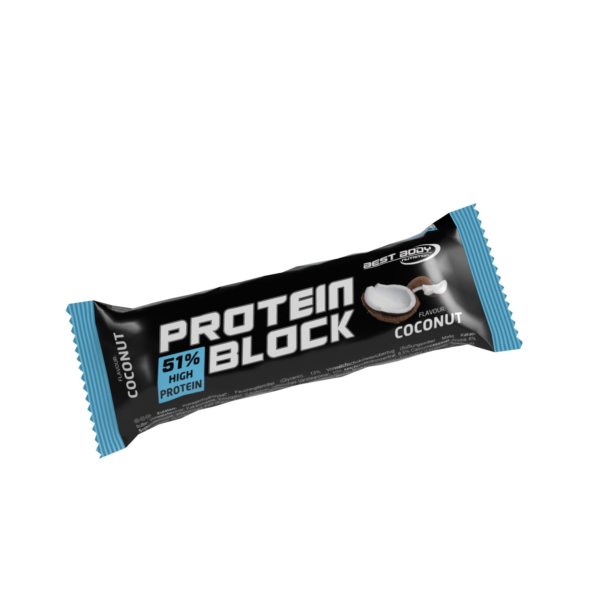 BBN Hardcore Protein Block (15x90g) Coconut