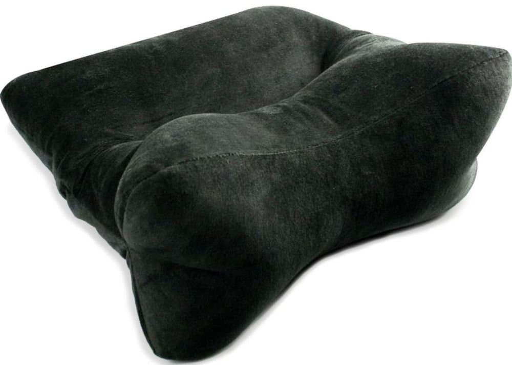 Original Bones DogBones Ortho Bone Cervical Pillow, Black