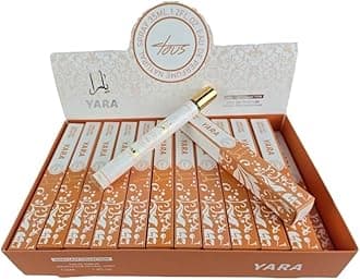 1 pcs Arabic Perfume Collection 35ml Spray | Yara, Amearat, Qahwa, Khamrah, Amethyst, Sublime Long-Lasting Fragrance for Men & Women (Yara Orange)