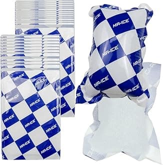 Reusable Dry Ice Packs for Shipping & Storage - Long Lasting Cold Packs for Lunch Box & Coolers - Ideal for Frozen Food & Drinks