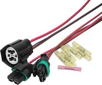 AITKEN Cooling Fan Control Module Connector Plug 11AWG Wire Harness for Ford Edge(w/Towing) S-MAX Land Rover LR2 Lincoln Volvo XC70 S80 S60 V60 XC60 2007-2019.