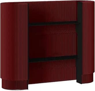 Reception Desk Counter Desks for Checkout & Retail, Modern Office Computer Front Desk, Small Cashier Retail Counter Table, for Office Boutique Spa Lobby Salon Hotel (Red)