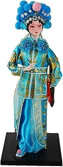 NW 12 Inch Chinese Traditional Handicraft Silk Figurine Collectible Chinese Doll Silk Doll (1803)