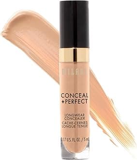 Milani Conceal + Perfect Concealer - 135 Medium Beige, 0.17 Fl Oz (Pack of 1)