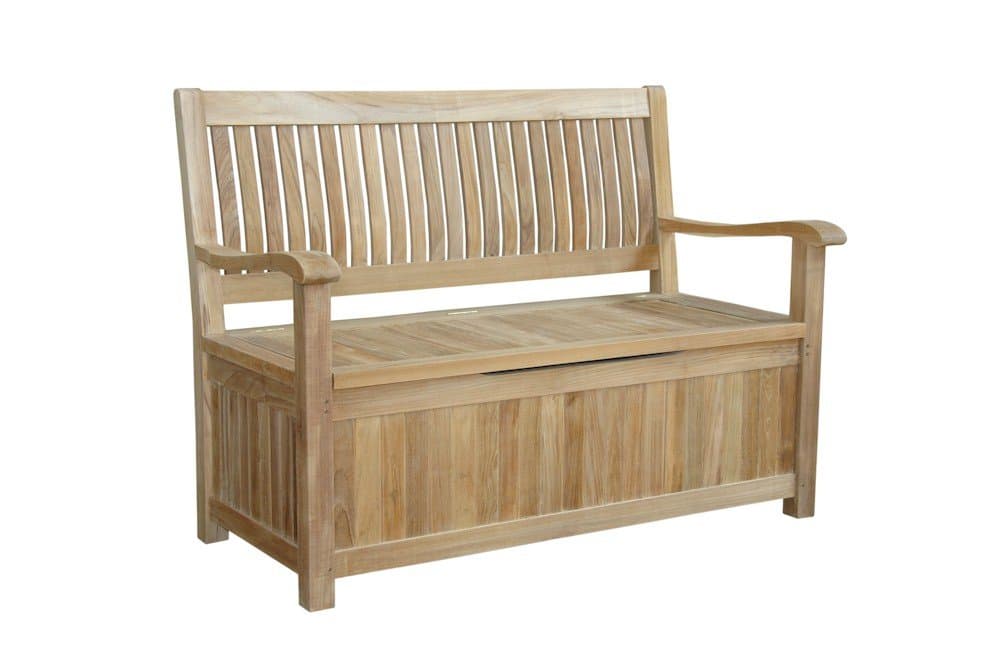 Anderson Teak Del-Amo Storage Bench, Navy