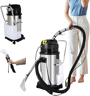 40L Commercial Cleaner Carpet Extractor 3 in 1 Multi Purpose Wet & Dry Vacuum Cleaner Portable Cleaning Machine For Home, Staircase, Apartment, Car