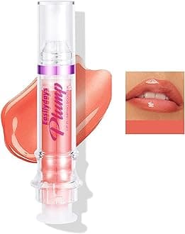 Lip Gloss Plumper Glossy Lip Lipstick, Lifter Gloss, Hydrating, Volumizes, High-Shine, Lip Plumping Lip Glass Mirror Lip Glaze Lip Makeup, Plump And Pout Lip Plumper for Women Girls