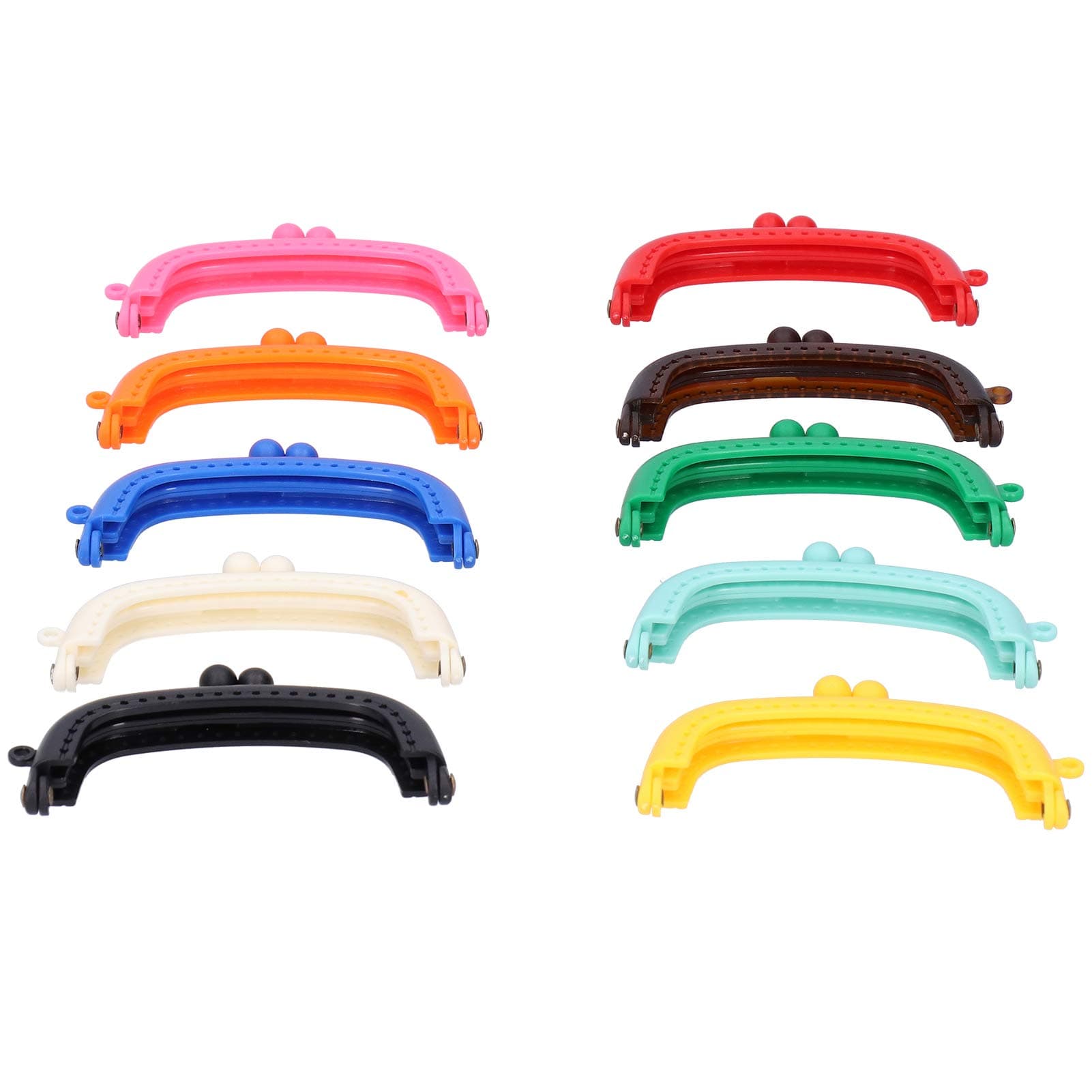 8.5cm Purse Frame, High Safety Factor Color Purse Frame Beautiful Retro Style Light Weight Easy Installation Foldable for Wallet for DIY Handbags