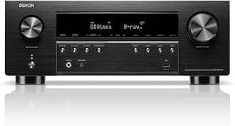 AVR-S970H 8K AV Receiver, 7.2ch Home Cinema Amplifier, Dolby Atmos, DTS:X, Dolby Surround Sound, and DTS Neural:X, Alexa Compatible, Bluetooth, AirPlay 2 and HEOS Built-in Multiroom Audio, Black