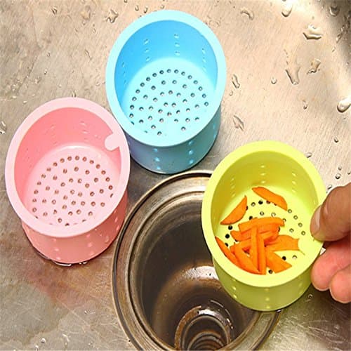 2016 Silicone Kitchen Bath Sink Strainer Waste Plug Floor Drain Filter Hair Catcher Stopper The Colors Will Be Randomly