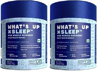 Melatonin 5 mg Sleep Gummies | Tart Cherry and Chamomile Extracts for Muscle Recovery & Nerve Relaxation | Helps You Sleep Soundly | Wake Up Fresh & Energetic | 60 Melatonin Gummies