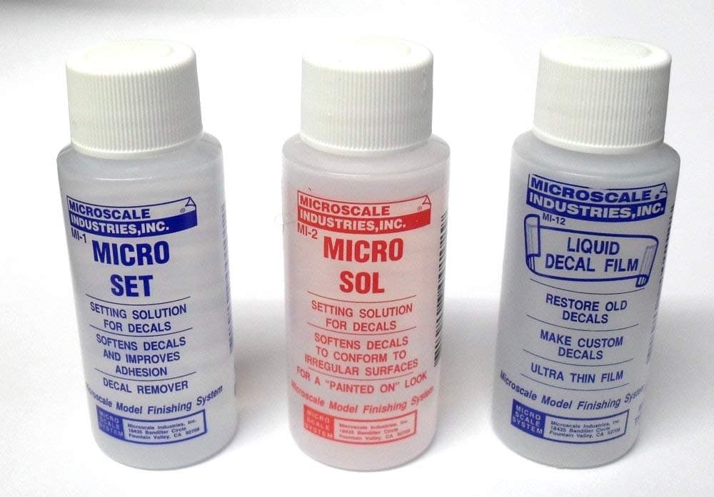 Micro Sol, Micro Set and Liquid Decal Film for decal making