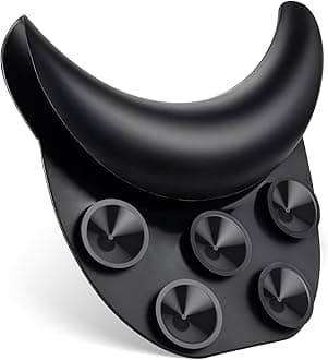 Noverlife Salon Neck Rest Cushion with Suction Cup, Non-Slip Soft Silicon Shampoo Bowl Neck Rest, Portable Hair Salon Shampoo Sink Gel Neck Pad, Hair Washing Sink Neck Support for Home Salon Basin