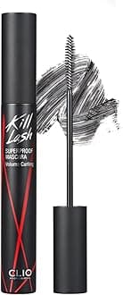 CLIO Kill Lash Superproof Mascara | Volumizing, Lengthening, Thick, Waterproof, Smudge Proof, Long Lasting | Volume Curling (#02), 0.24 fl oz