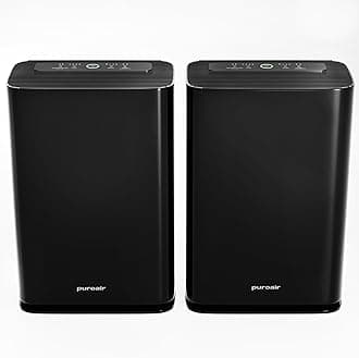 PuroAir 400 Air Purifiers for Allergies - Covers Up To 2145 Sq Ft - Air Purifiers for Large Room - Filters Up To 99.99% of Pet Dander, Smoke, Allergens, Dust, Mold, Odors (2 PACK)
