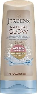 Natural Glow Wet Skin Moisturizer, Fair to Medium Skin Tones, 7.5 Ounce (Medium - Tan)