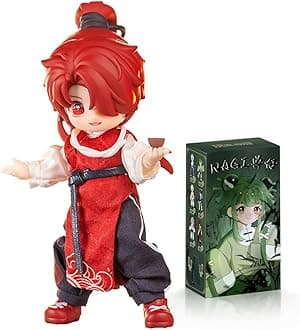 Study Tour Series Blind Box, 1/12 BJD Doll OB11 Size Action Figures, Movable Dolls with Doll Clothes Surprise Gift Toys (Three Boxes)