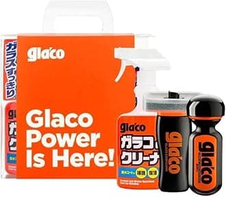 Soft99 3 Piece Windscreen Sealant Kit - Ultra Glaco Windscreen Seal & Glaco Glass Compound & Glaco De Cleaner