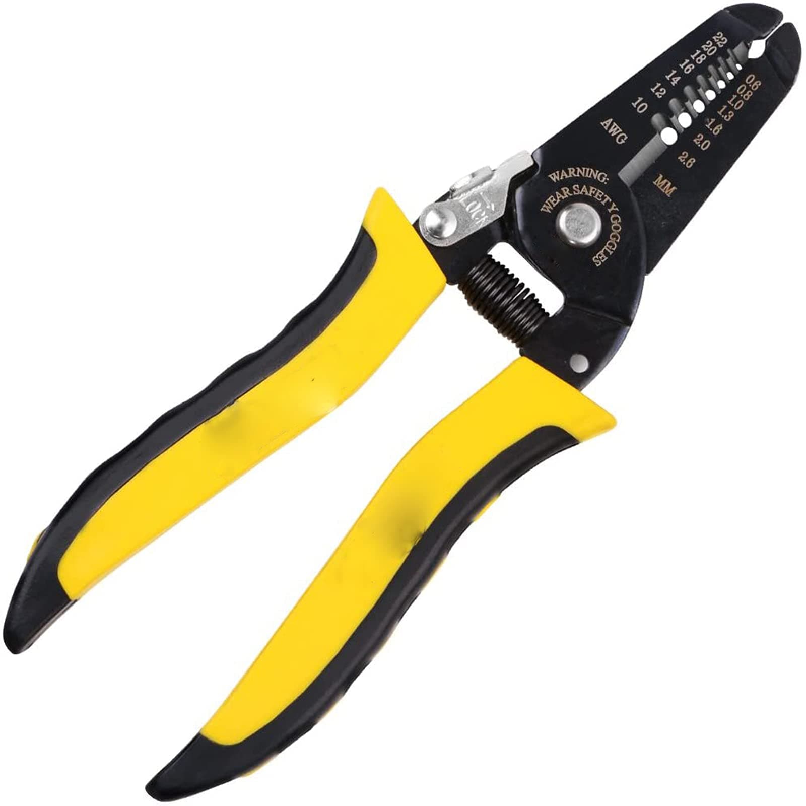 Wire Stripper, 10-22 AWG, Wire Cutter, Wire Stripper Crimper, Wire Stripping Tool, Cable Stripper, Wiring Tools, Wire Crimping Tool，Professional Handle Design And Refined Craftsmanship.