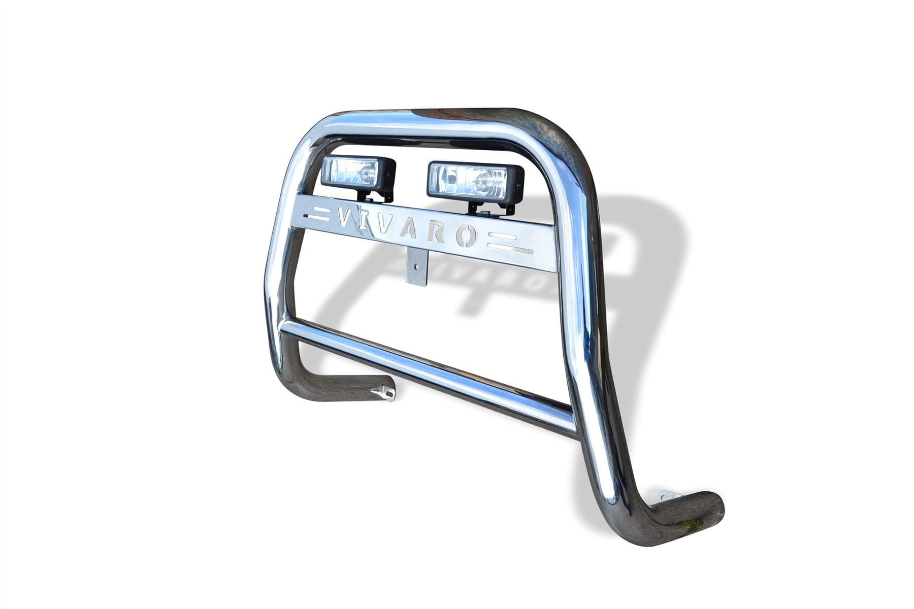 BRA3535-HIGH Van Front Bull Bars Light A Bar Stainless Steel Chrome Silver + Fitting Kit