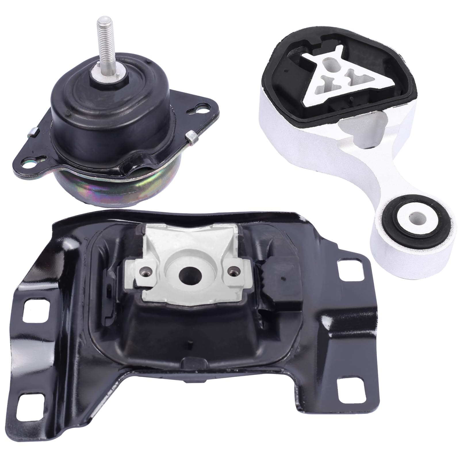 Engine Motor and Transmission Mount Kit Compatible with 2016-2019 Ford Explorer 2.3L L4 Turbocharged Automatic FWD Transmission,Replace OE A5634 BB5Z6038F A5917 FB5Z6068C A5875 BB5Z6038G 3pcs