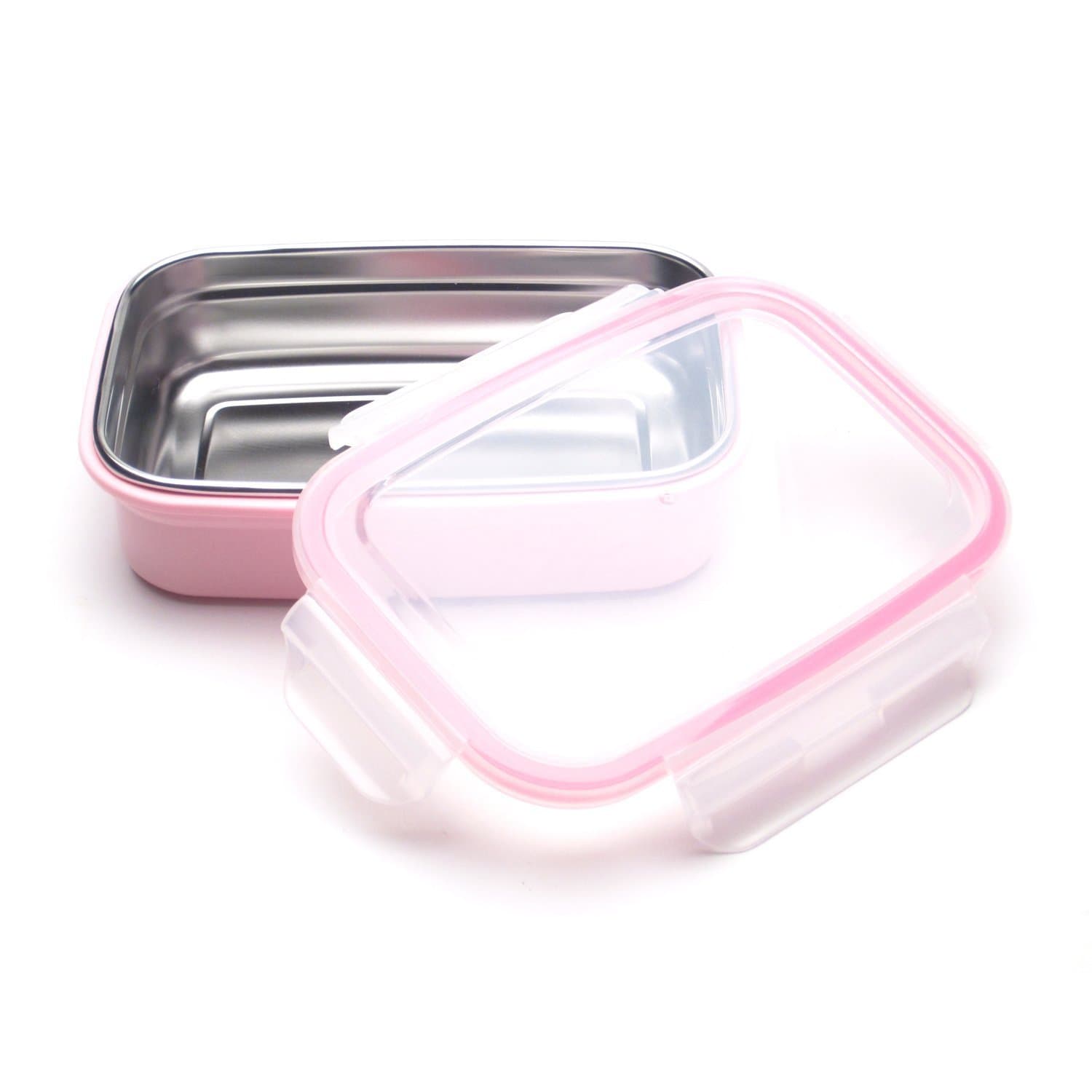 Leak-proof Stainless Steel Full Size Container (Pink)